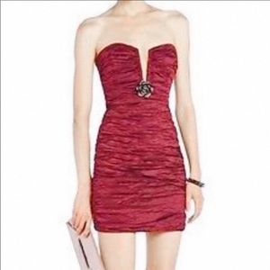 BCBG MAXAZRIA Tristina strapless mini dress
